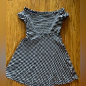 Old Navy Navy and White Striped dress